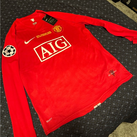 Cr7 cristiano ronaldo manchester united soccer jersey long sleeve brand new nike - Picture 9 of 9
